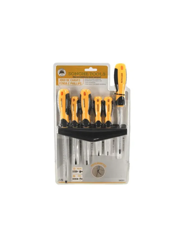 JUEGO DE LLAVES FENDA E PHILIPS SONGHE TOOLS SH0201