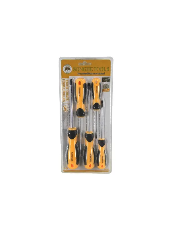 JUEGO DE LLAVES FENDA E PHILIPS SONGHE TOOLS SH0200