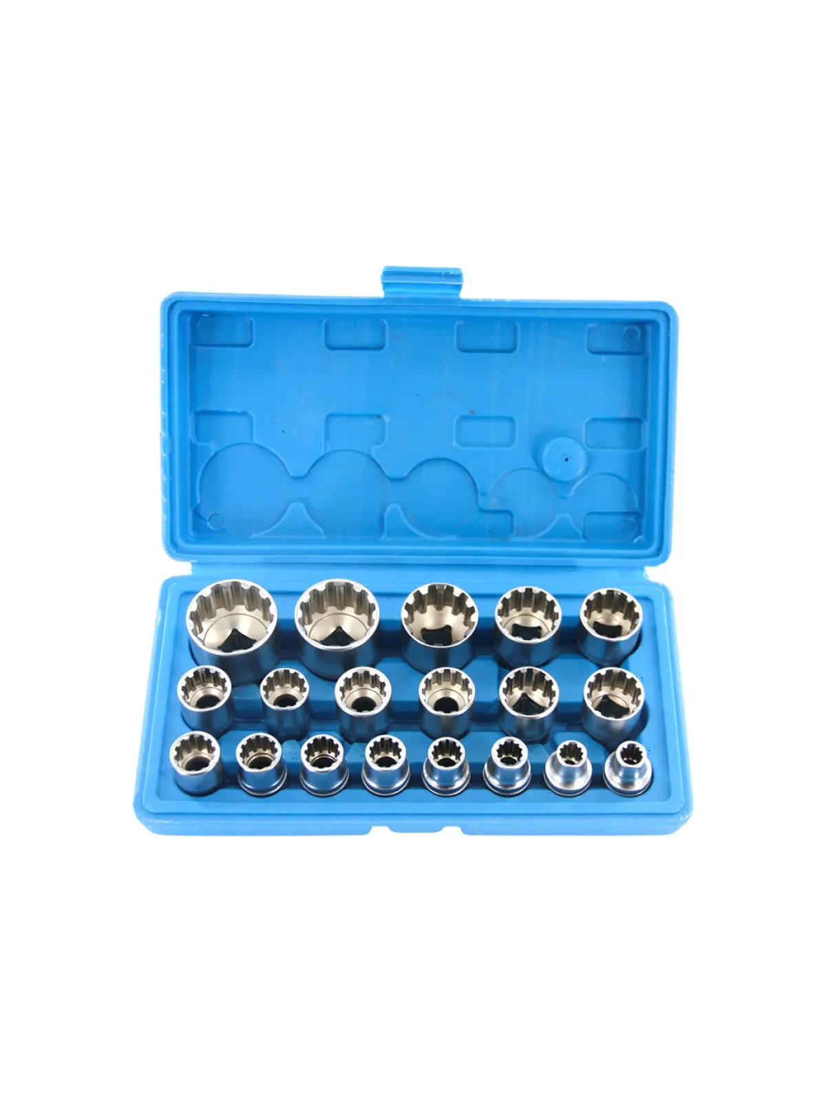 JUEGO DE SOQUETES MULTIDENTADO SH0495 - 19 PIEZAS